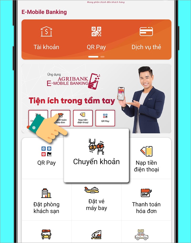 Các cách chuyển khoản Agribank dễ dàng nhanh chóng