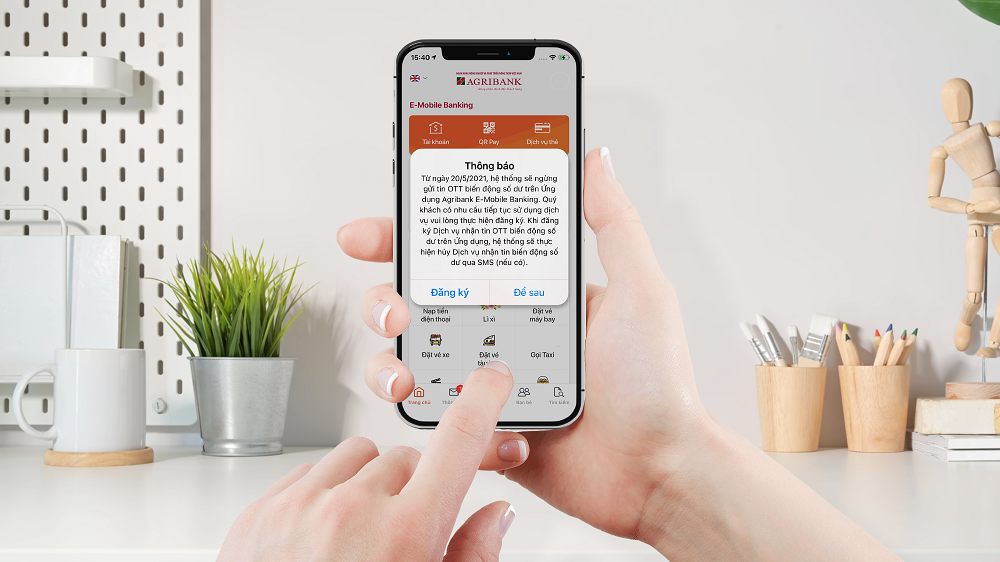 Hướng dẫn cách đăng kí SMS banking Agribank cực đơn giản